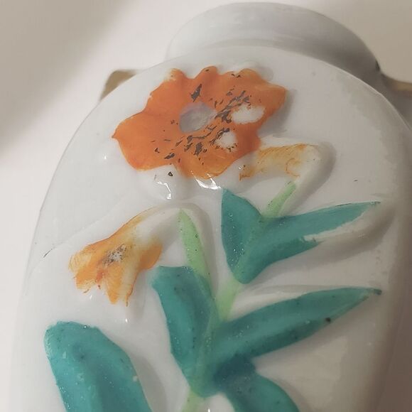 VINTAGE Japan Miniature Porcelain Vases Set of 2 Mommy Pot - Picture 7 of 8